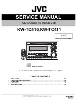 JVC KW-TC410 Service Manual preview