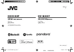 JVC KW-X830BT Instruction Manual preview