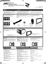 JVC KW-XC105 Installation & Connection Manual preview