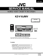 Preview for 1 page of JVC KZ-V10J Service Manual