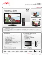 Preview for 1 page of JVC LT-19A210 Brochure