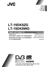 Preview for 1 page of JVC LT-19DK8WG Instructions Manual