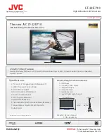 JVC LT-22E710 Specifications preview