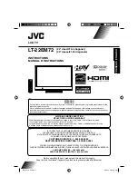 Preview for 1 page of JVC LT-22EM72 Instruction Manual