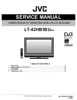 Preview for 1 page of JVC LT-42HB1BU Service Manual