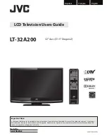 Preview for 1 page of JVC LT32A200 - 32" LCD TV User Manual