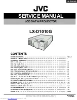 JVC LX-D1010G - Lcd Projector Service Manual preview