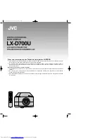 JVC LX-D700U (French) Manuel D'Instructions preview