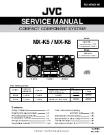 JVC MX-K5 Service Manual preview