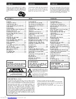 Preview for 2 page of JVC PC-XC12 Instructions Manual