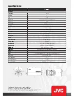 Preview for 2 page of JVC PIXSTAR TK-WD9602E Specifications