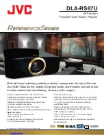 Preview for 1 page of JVC Reference DLA-RS67U Quick Manual