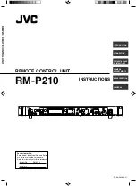 Preview for 1 page of JVC RM-P210 Instructions Manual