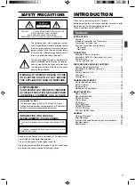 Preview for 3 page of JVC RM-P210 Instructions Manual