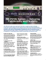 Preview for 2 page of JVC RM-P210U Quick Manual