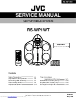 Preview for 1 page of JVC RS-WP1WT Service Manual