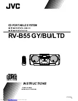 Preview for 1 page of JVC RV-B55 BU Instructions Manual