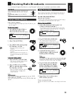 Preview for 21 page of JVC RX-7001PGD Instructions Manual