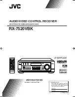 Preview for 1 page of JVC RX-7520VBK Instructions Manual