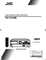 JVC RX-772VBK Instructions Manual preview