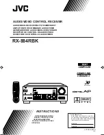 JVC RX-884PBK Instructions Manual preview