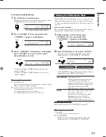 Preview for 29 page of JVC RX-E111RSL Instructions Manual