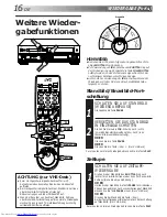 Preview for 16 page of JVC SHOWVIEW HR-DVS1EU (German) Bedienungsanleitung