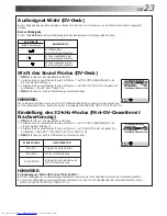 Preview for 23 page of JVC SHOWVIEW HR-DVS1EU (German) Bedienungsanleitung