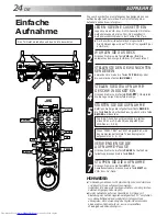 Preview for 24 page of JVC SHOWVIEW HR-DVS1EU (German) Bedienungsanleitung