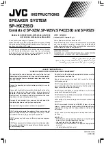 Preview for 1 page of JVC SP-HXZ55D Instructions Manual