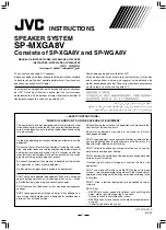 Preview for 1 page of JVC SP-MXGA8V Instructions Manual