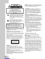 Preview for 2 page of JVC SP-THG50C Instructions Manual