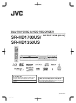 JVC SR-HD1350US Basic Instructions preview