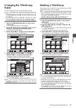 Preview for 73 page of JVC SR-HD2700E Instructions Manual