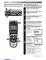 Preview for 16 page of JVC SR-TS1U - Super Vhs Et Player Recorder Instructions Manual