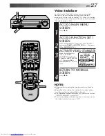 Preview for 27 page of JVC SR-TS1U - Super Vhs Et Player Recorder Instructions Manual