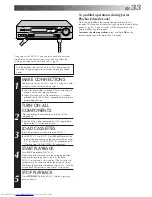 Preview for 33 page of JVC SR-TS1U - Super Vhs Et Player Recorder Instructions Manual