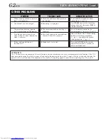 Preview for 62 page of JVC SR-TS1U - Super Vhs Et Player Recorder Instructions Manual