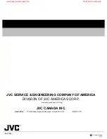 Preview for 20 page of JVC SR-V101US - S-vhs Videocassette Recorder Service Manual