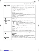 Preview for 45 page of JVC SR-V10E Instructions Manual