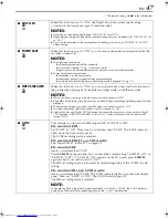 Preview for 47 page of JVC SR-V10E Instructions Manual