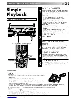 Preview for 21 page of JVC SR-VS20EK Instructions Manual