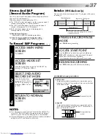 Preview for 37 page of JVC SR-VS20EK Instructions Manual