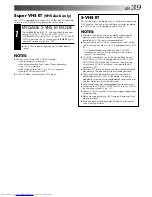 Preview for 39 page of JVC SR-VS20EK Instructions Manual