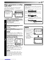 Preview for 47 page of JVC SR-VS20EK Instructions Manual