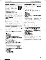 Preview for 31 page of JVC TH-C40 Instructions Manual