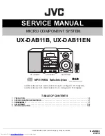 Preview for 1 page of JVC UX-DAB11B Service Manual