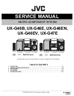 JVC UX-G46B Service Manual preview