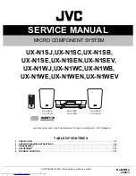 Preview for 1 page of JVC UX-N1SB Service Manual