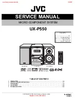 JVC UX-P550 Service Manual preview